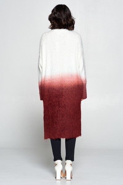 Faux Fur Cardigan Featuring An Open Front, Long Sleeves - Absolute Fashion 2020
