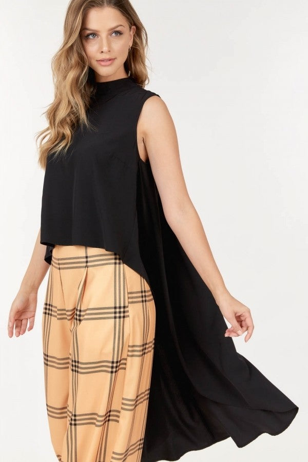 Sleeveless High Low Top - Absolute Fashion 2020