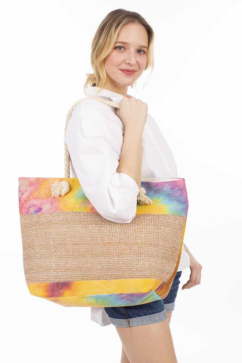 Fashion Tie Dye Beach Tote Bag - Absolute Fashion 2020