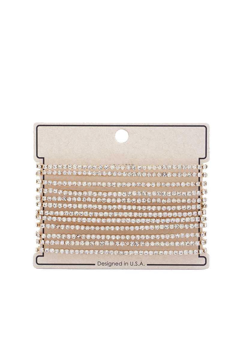 Rhinestone Bracelet Set - Absolute Fashion 2020