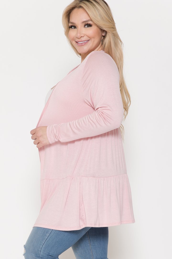 Solid Long Sleeve Cardigan - Absolute Fashion 2020