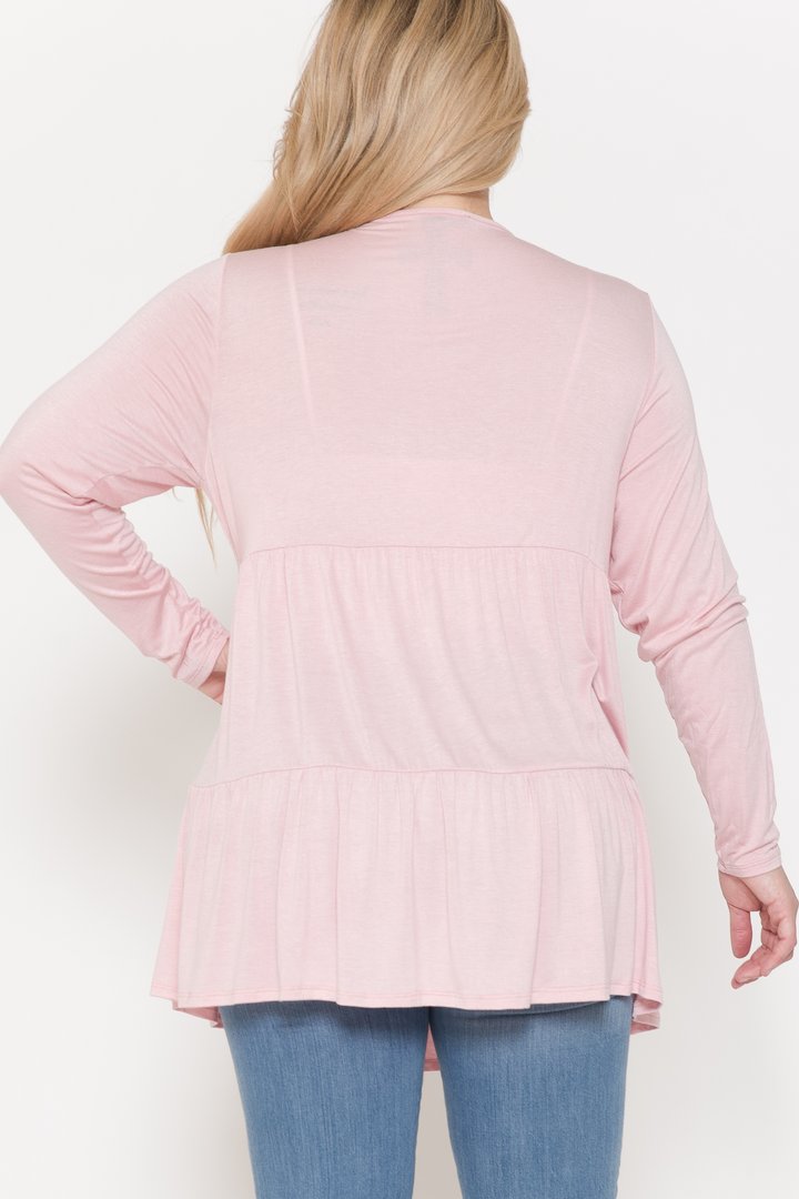 Solid Long Sleeve Cardigan - Absolute Fashion 2020