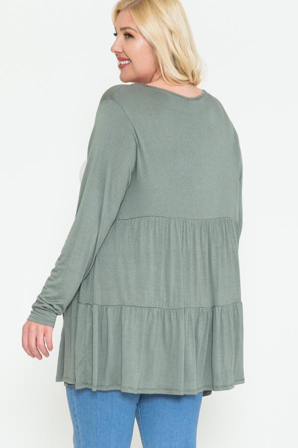 Solid Long Sleeve Cardigan - Absolute Fashion 2020
