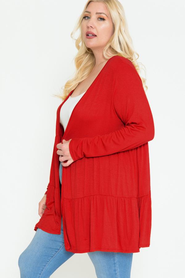 Solid Long Sleeve Cardigan - Absolute Fashion 2020