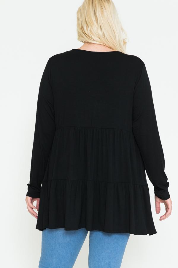 Solid Long Sleeve Cardigan - Absolute Fashion 2020