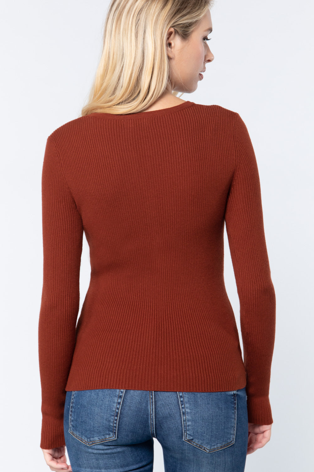 Viscose Henley Sweater - Absolute Fashion 2020