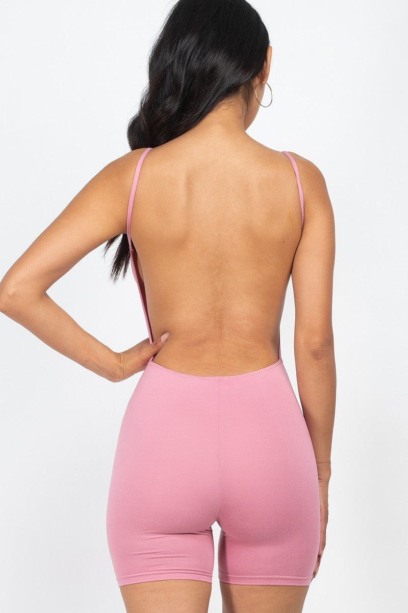 Sexy Backless Cami Romper - Absolute Fashion 2020
