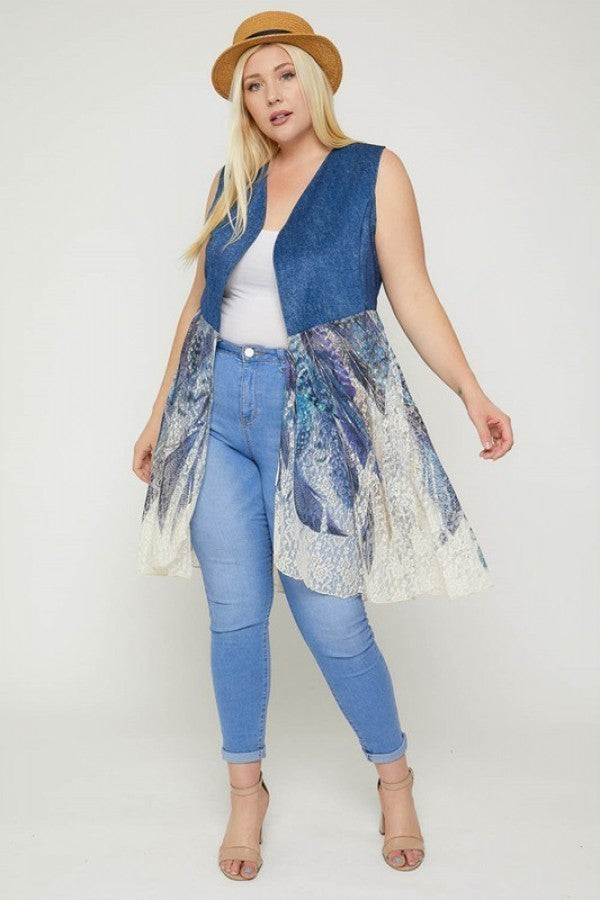 Sleeveless, Lace Cardigan - Absolute Fashion 2020