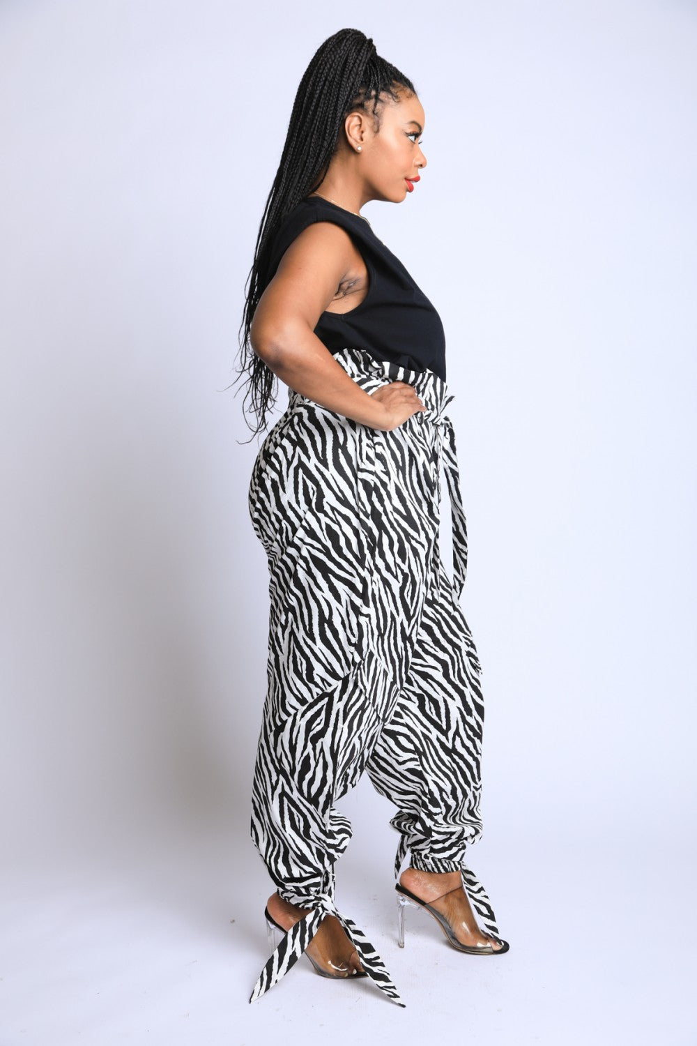 Zebra Printed Baggy Cargo - Absolute Fashion 2020