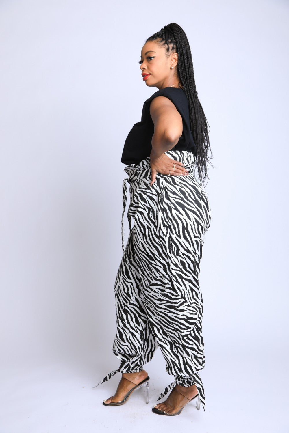 Zebra Printed Baggy Cargo - Absolute Fashion 2020