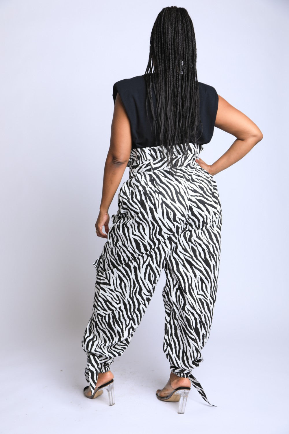 Zebra Printed Baggy Cargo - Absolute Fashion 2020