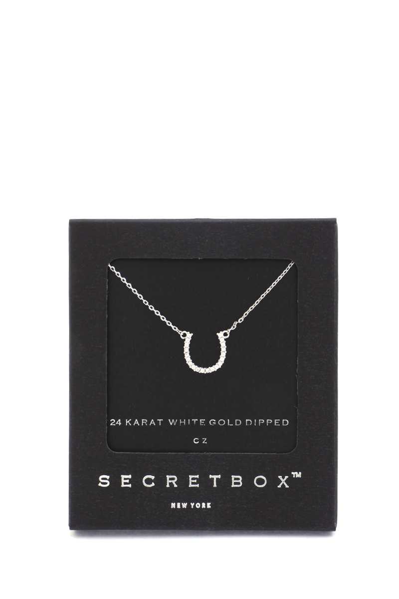 Secret Box Horse Shoe Charm Necklace - Absolute Fashion 2020