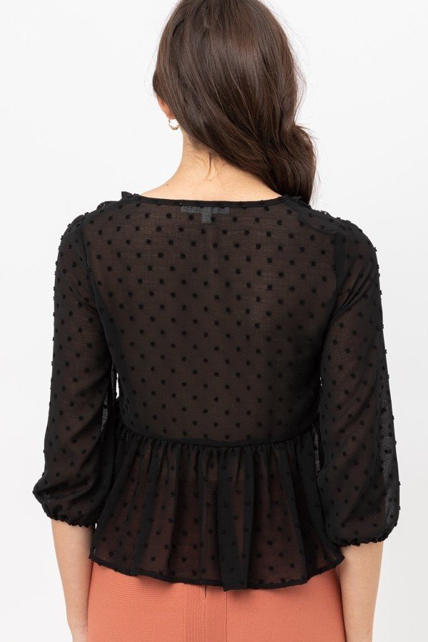 Textured Fabric With Lace Trim On The Front - Absolute Fashion 2020