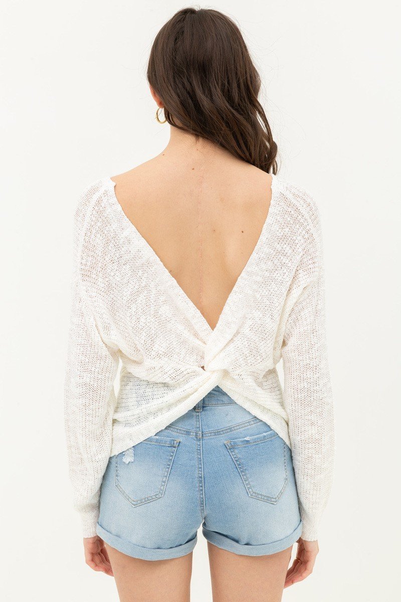Scoop Neck Long Dolman Sleeves Top - Absolute Fashion 2020