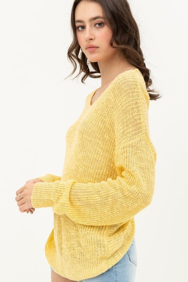 Scoop Neck Long Dolman Sleeves Top - Absolute Fashion 2020