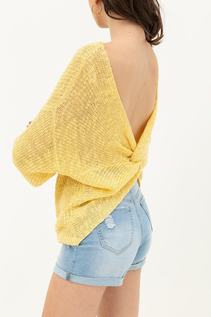 Scoop Neck Long Dolman Sleeves Top - Absolute Fashion 2020