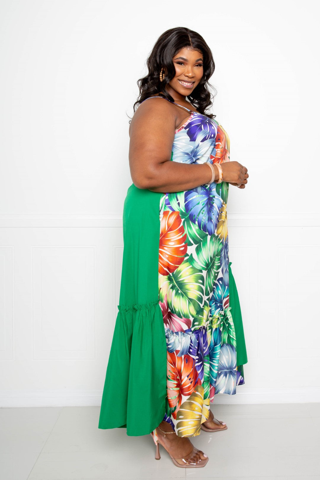 Splice Tropical Dress - Absolute Fashion 2020