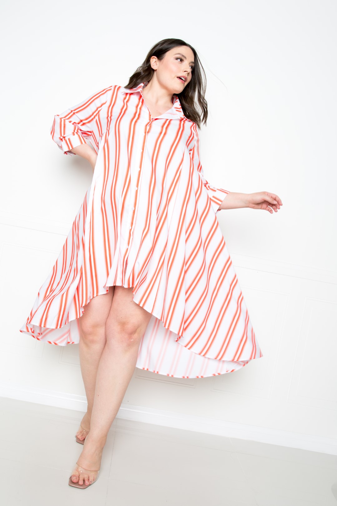 Stripe Shirt Dress - Absolute Fashion 2020