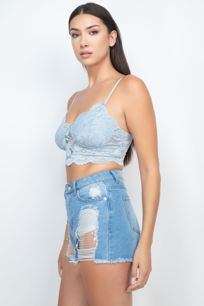 Cami Floral Lace Bralette Top - Absolute Fashion 2020