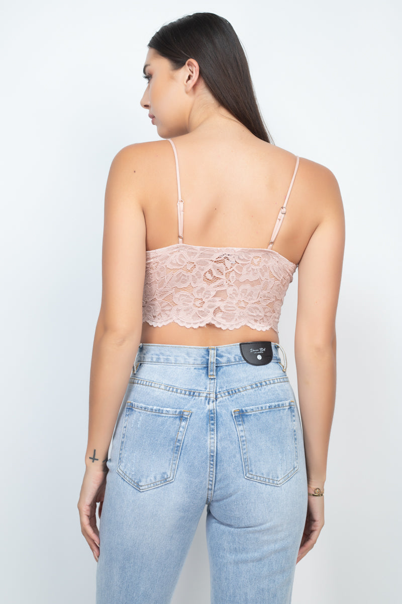 Cami Floral Lace Bralette Top - Absolute Fashion 2020