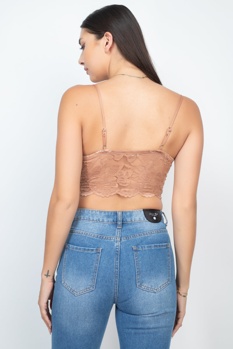 Cami Floral Lace Bralette Top - Absolute Fashion 2020