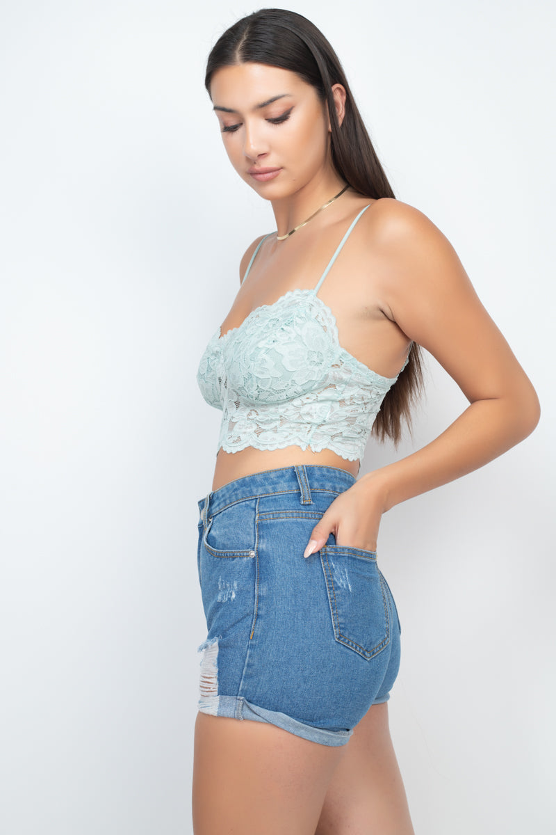 Cami Floral Lace Bralette Top - Absolute Fashion 2020