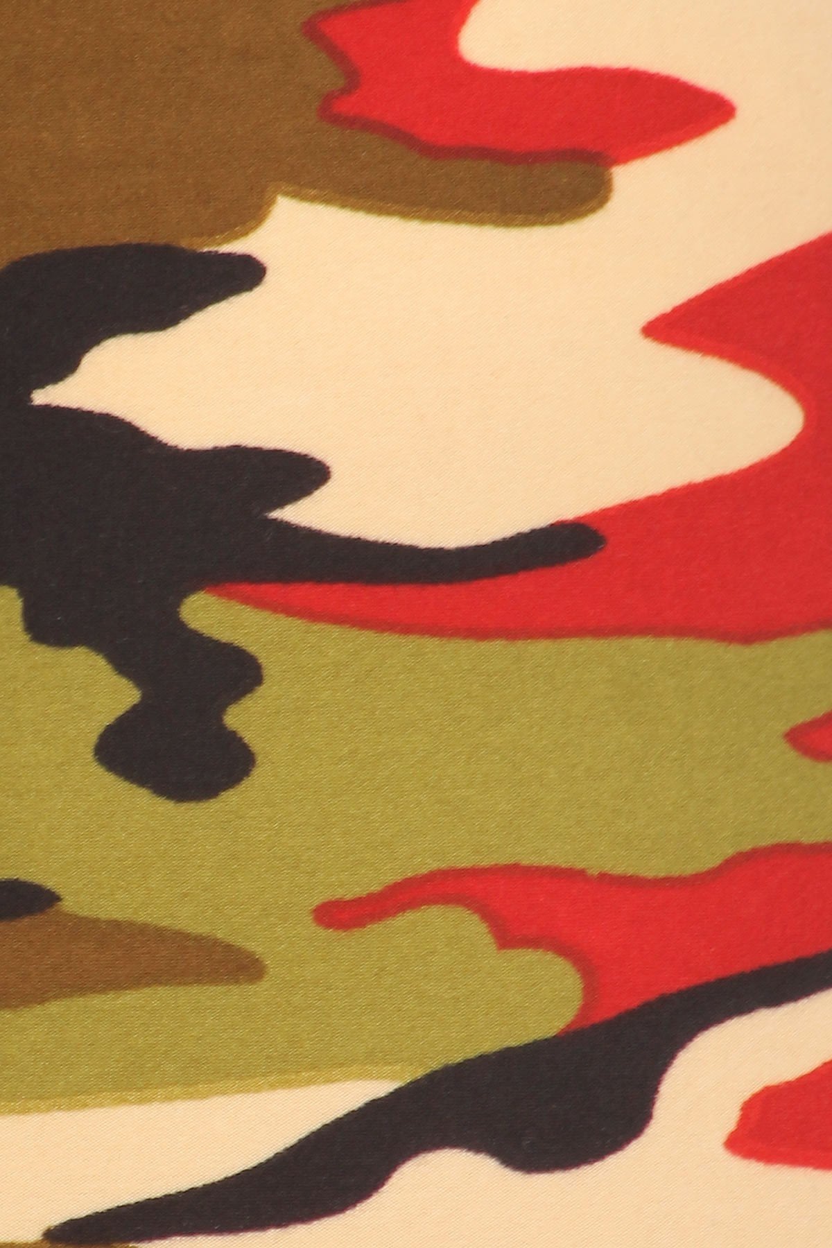 Camo Print, Banded, Full Length Leggings In A Fitted Style With A High Waisted - Absolute Fashion 2020