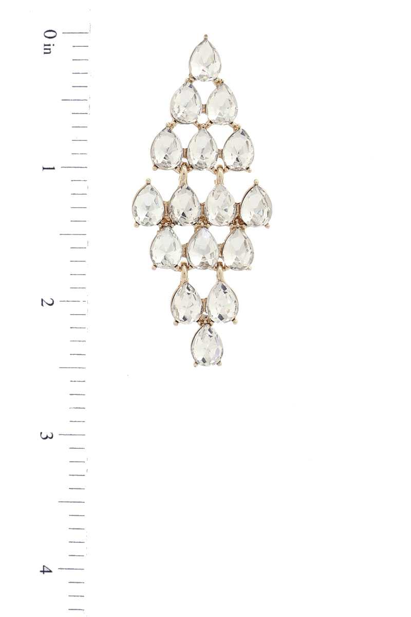 Chandelier Elegant Rhinestone Earring - Absolute Fashion 2020