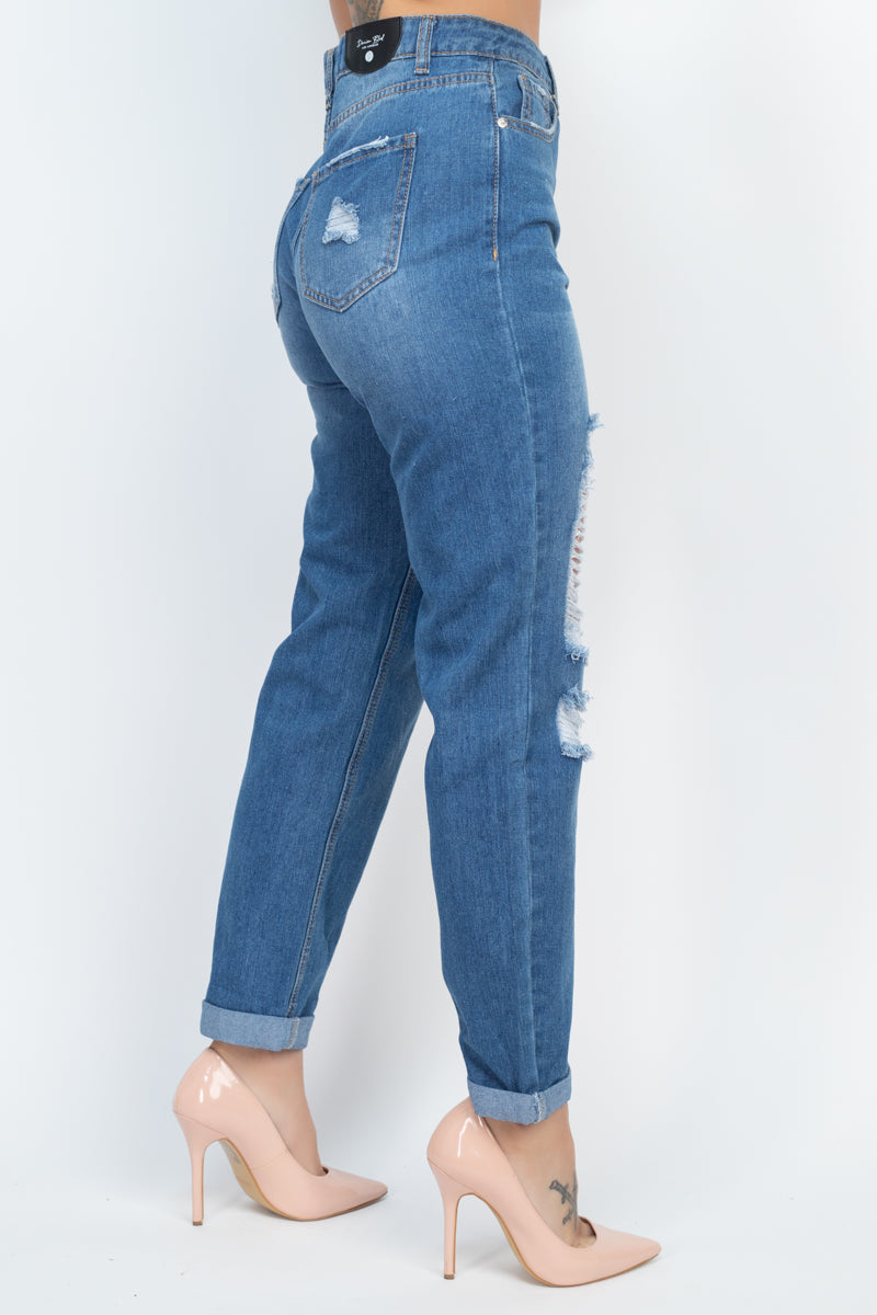 Distressed Boyfriend Jeans - Absolute Fashion 2020