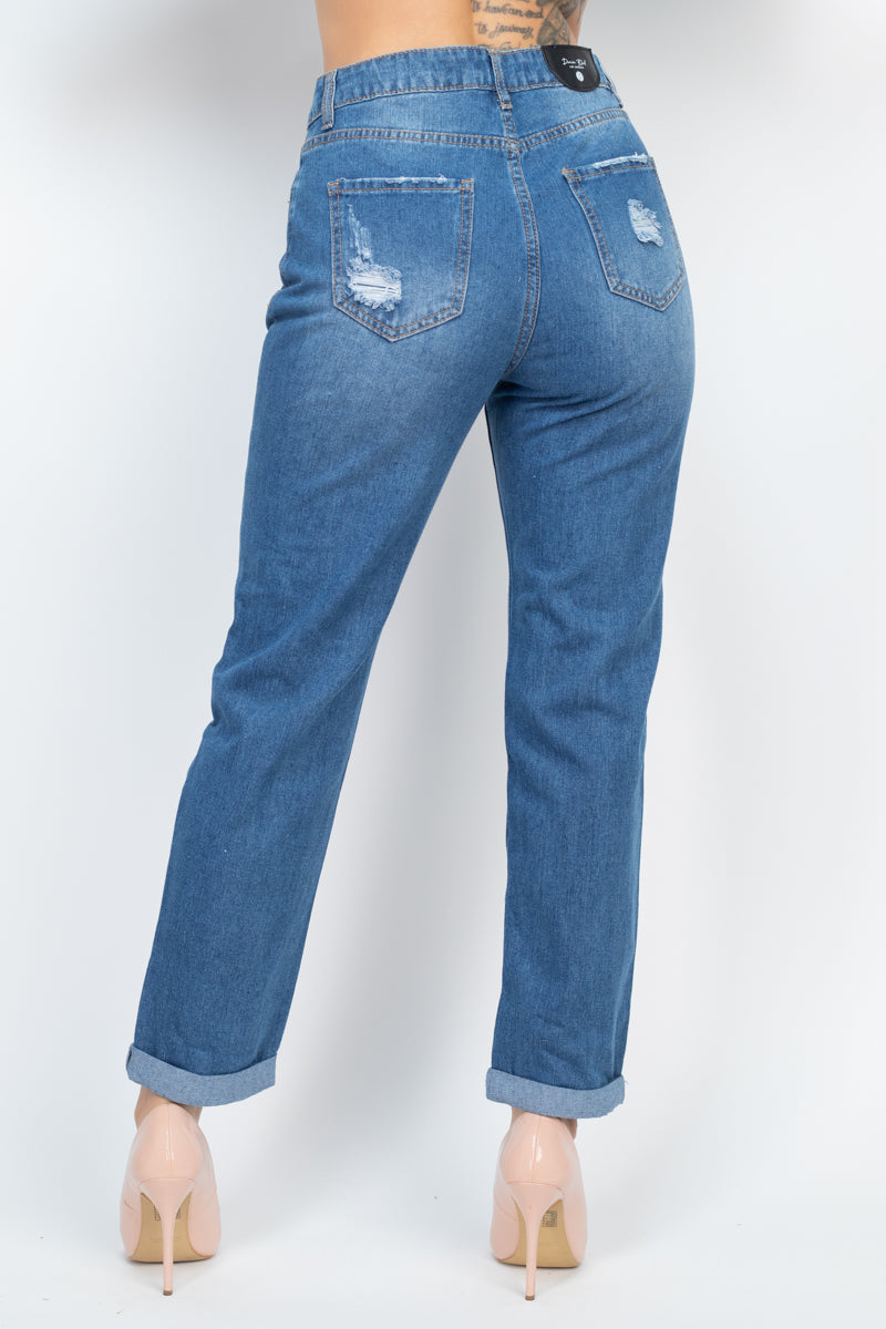 Distressed Boyfriend Jeans - Absolute Fashion 2020