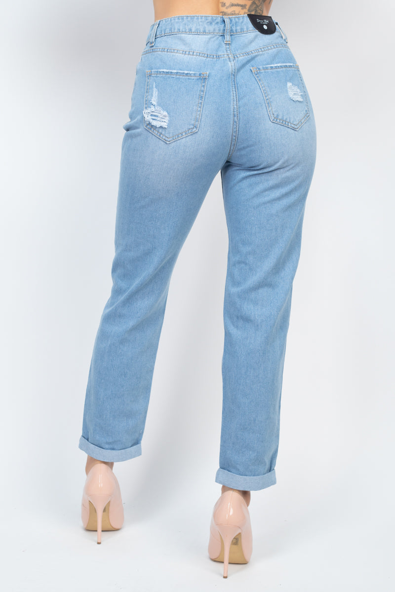 Distressed Boyfriend Jeans - Absolute Fashion 2020