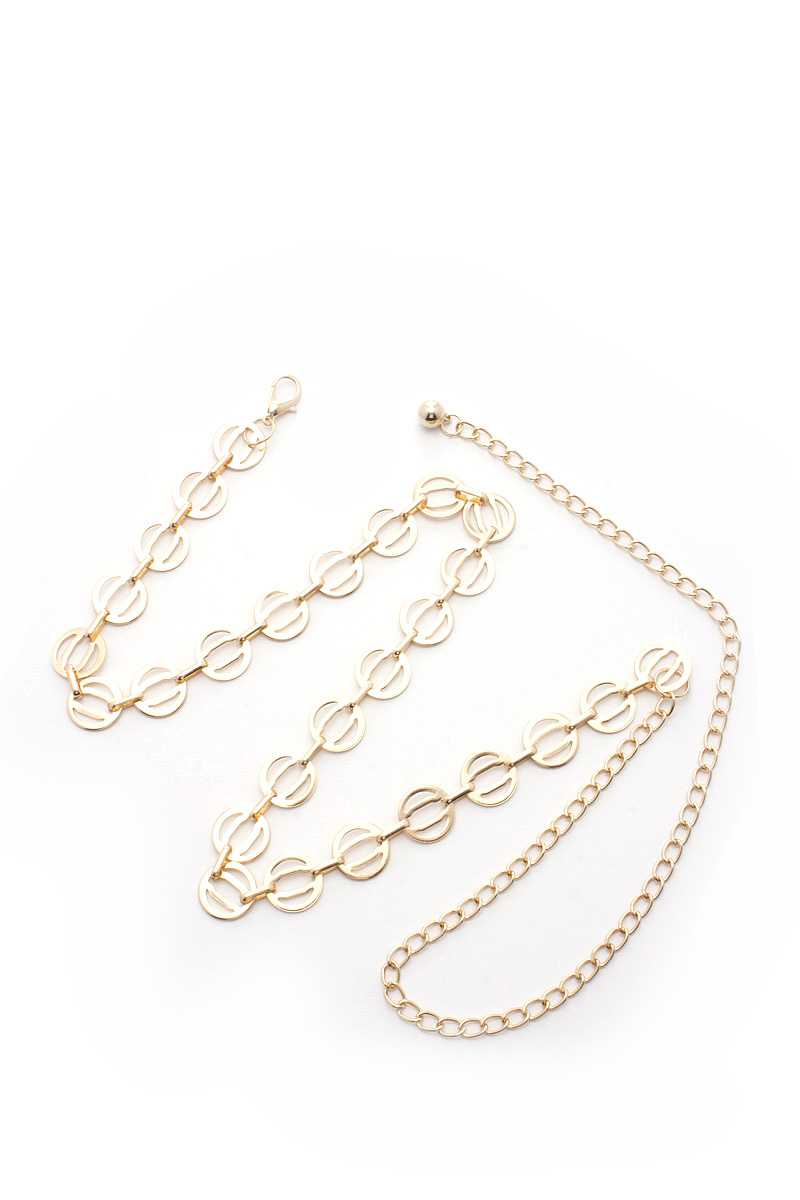 Circle Link Metal Chain Belt - Absolute Fashion 2020