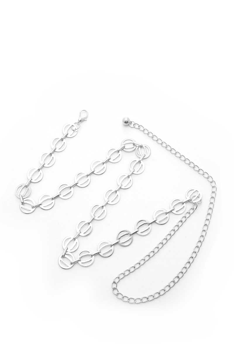 Circle Link Metal Chain Belt - Absolute Fashion 2020