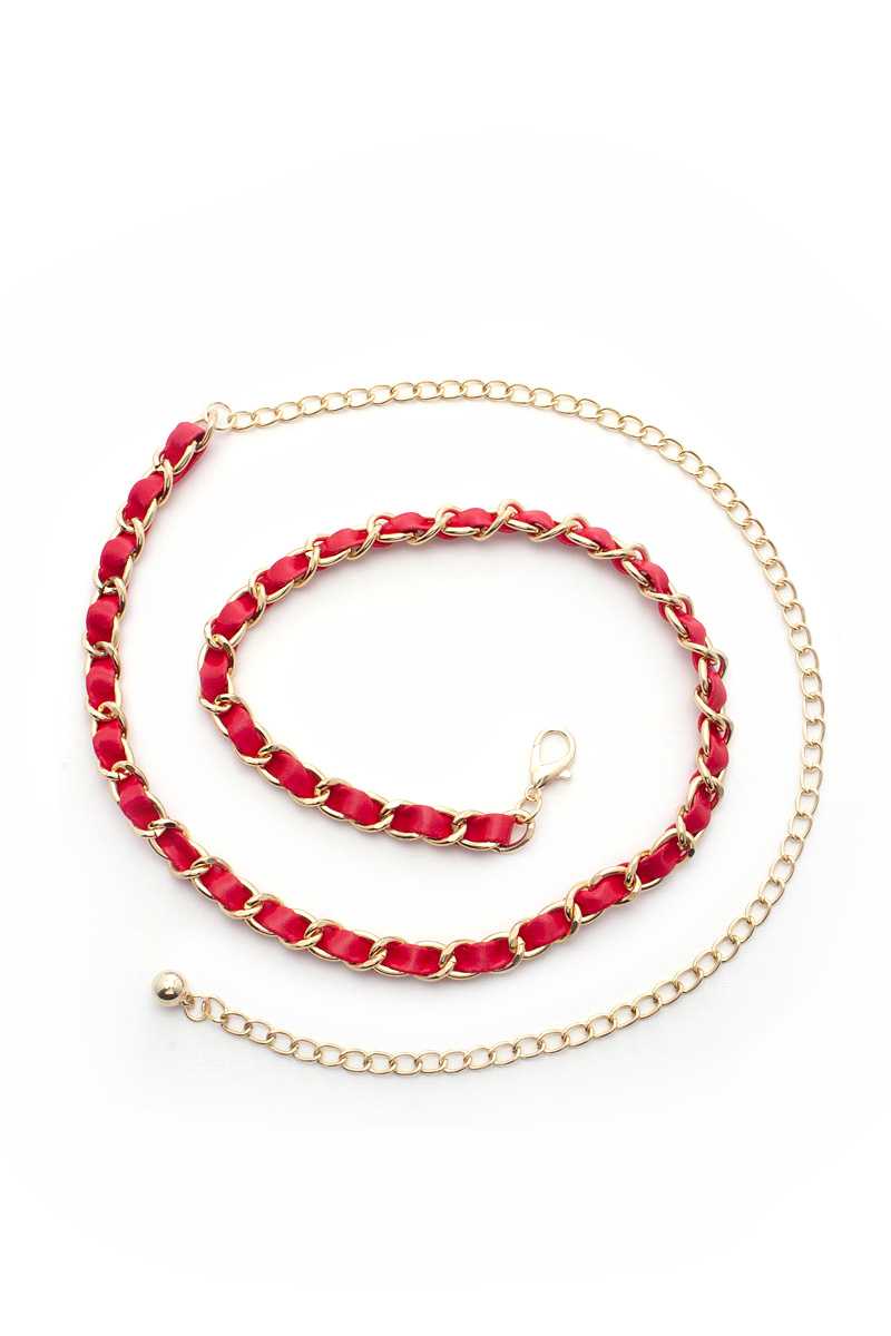 Pu Leather Chain Metal Belt - Absolute Fashion 2020