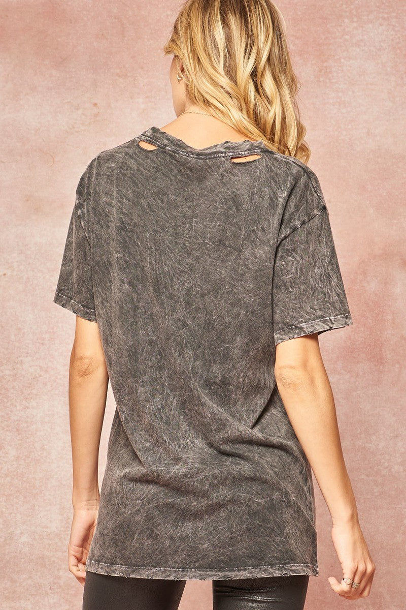 A Mineral Washed Graphic T-shirt - Absolute Fashion 2020