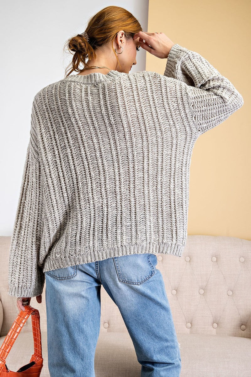 Textured Knitted Sweater - Absolute Fashion 2020