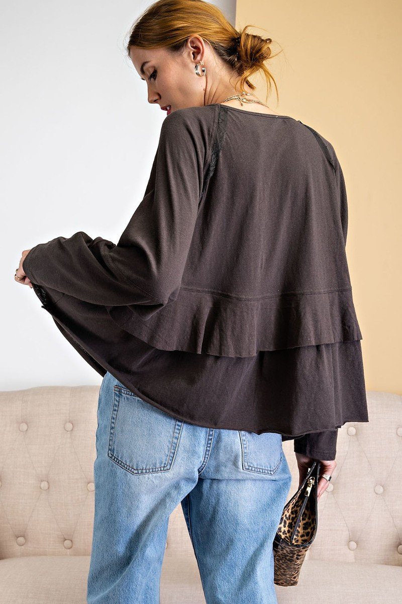 Lace Detailing Tunic - Absolute Fashion 2020