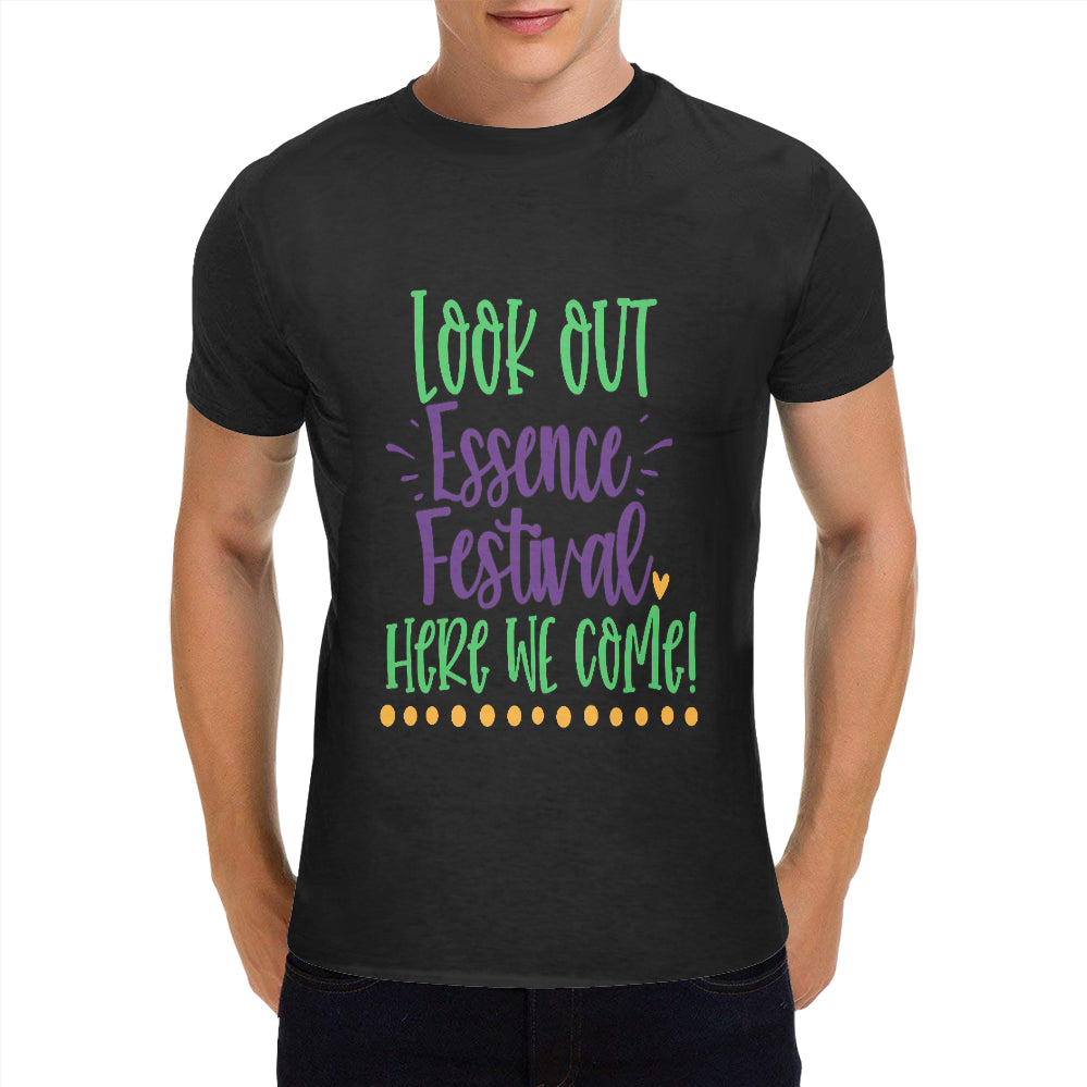 Essence Festival Men's Heavy Cotton T-Shirt (Plus-size)(Made in USA,Ship to USA Only)