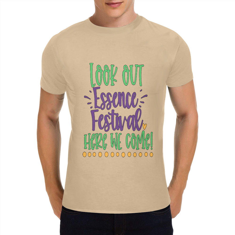 Essence Festival Men's Heavy Cotton T-Shirt (One Side Printing)(Made in USA,Ship to USA Only)