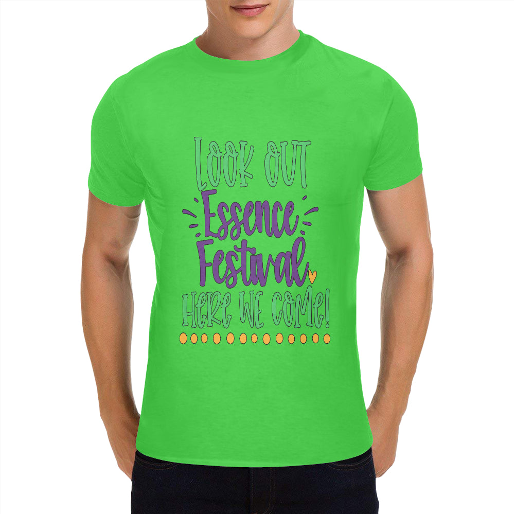 Essence Festival Men's Heavy Cotton T-Shirt (Plus-size)(Made in USA,Ship to USA Only)
