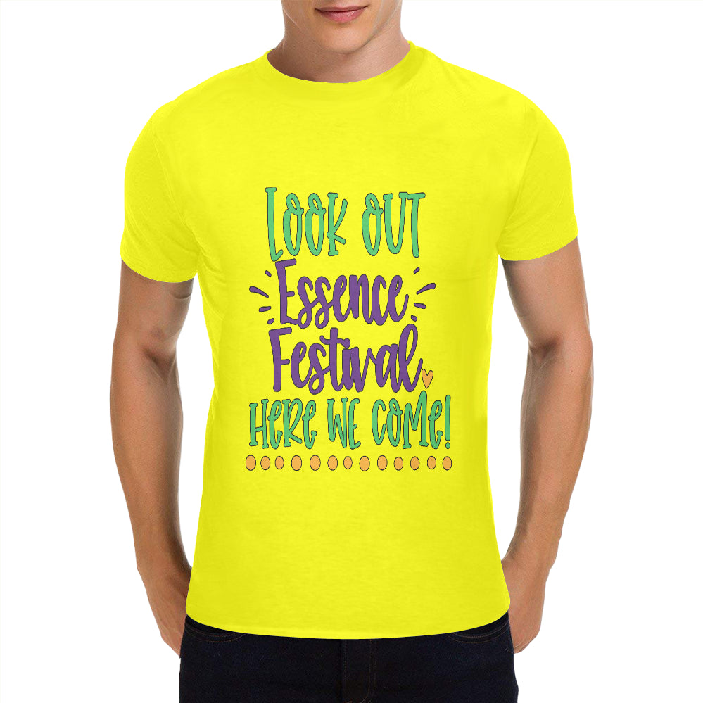 Essence Festival Men's Heavy Cotton T-Shirt (Plus-size)(Made in USA,Ship to USA Only)