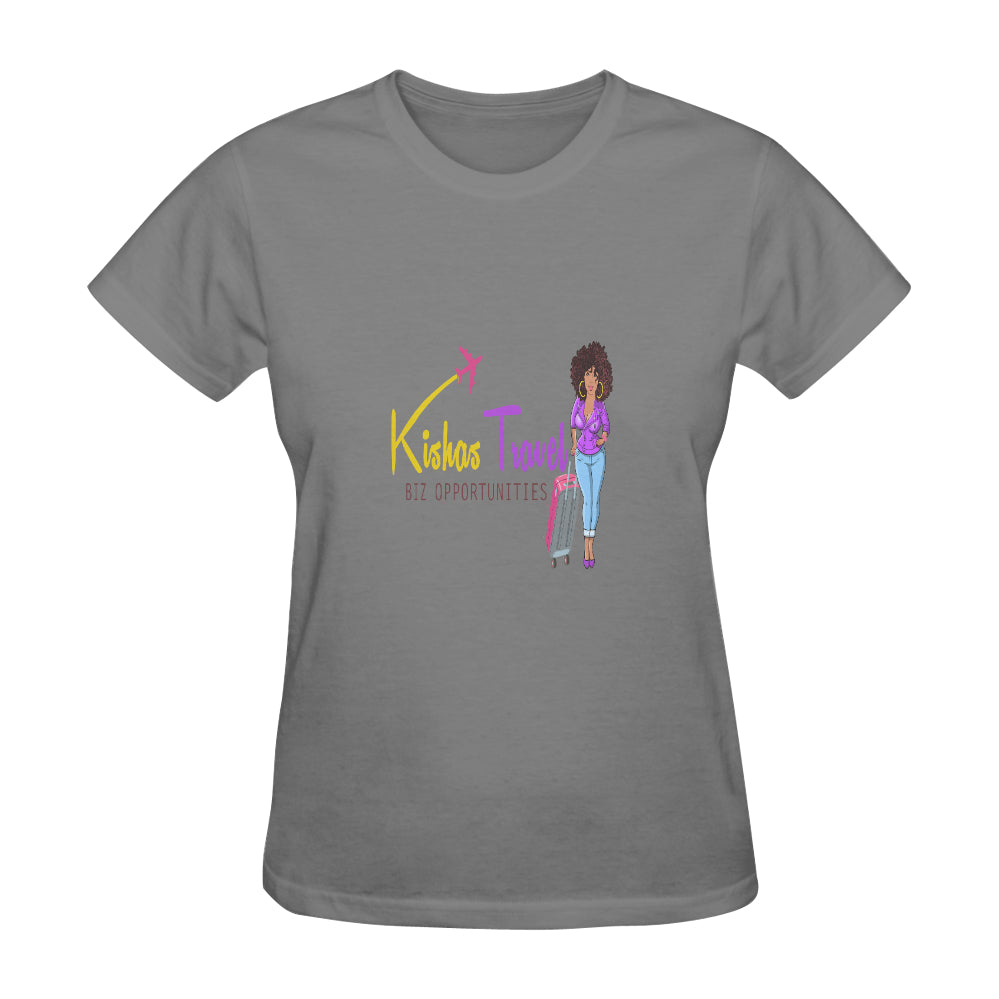 Kisha's Travel Biz Opportunities Classic Women's T-Shirt(Made in USA,Ship to USA Only)