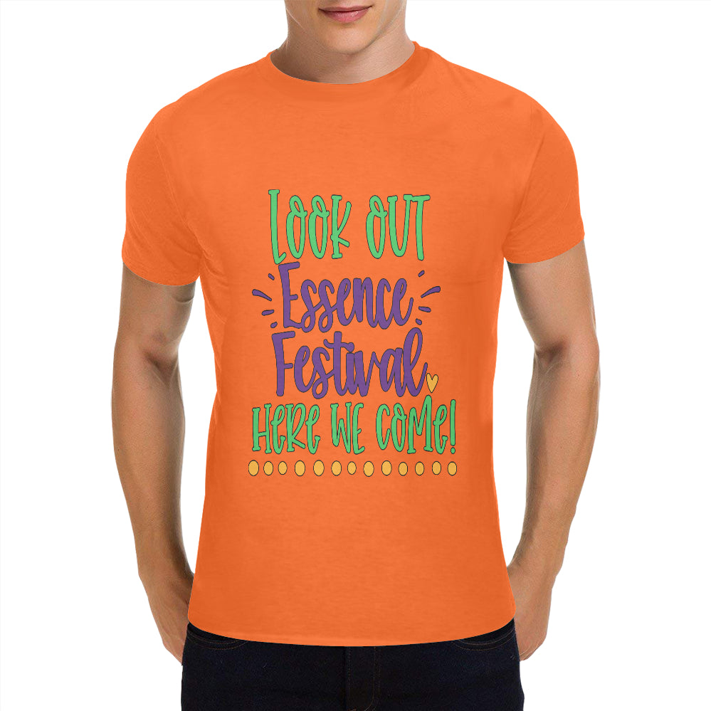 Essence Festival Men's Heavy Cotton T-Shirt (Plus-size)(Made in USA,Ship to USA Only)