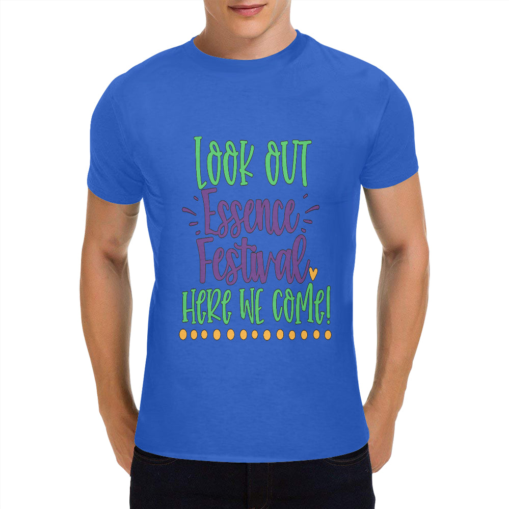Essence Festival Men's Heavy Cotton T-Shirt (One Side Printing)(Made in USA,Ship to USA Only)