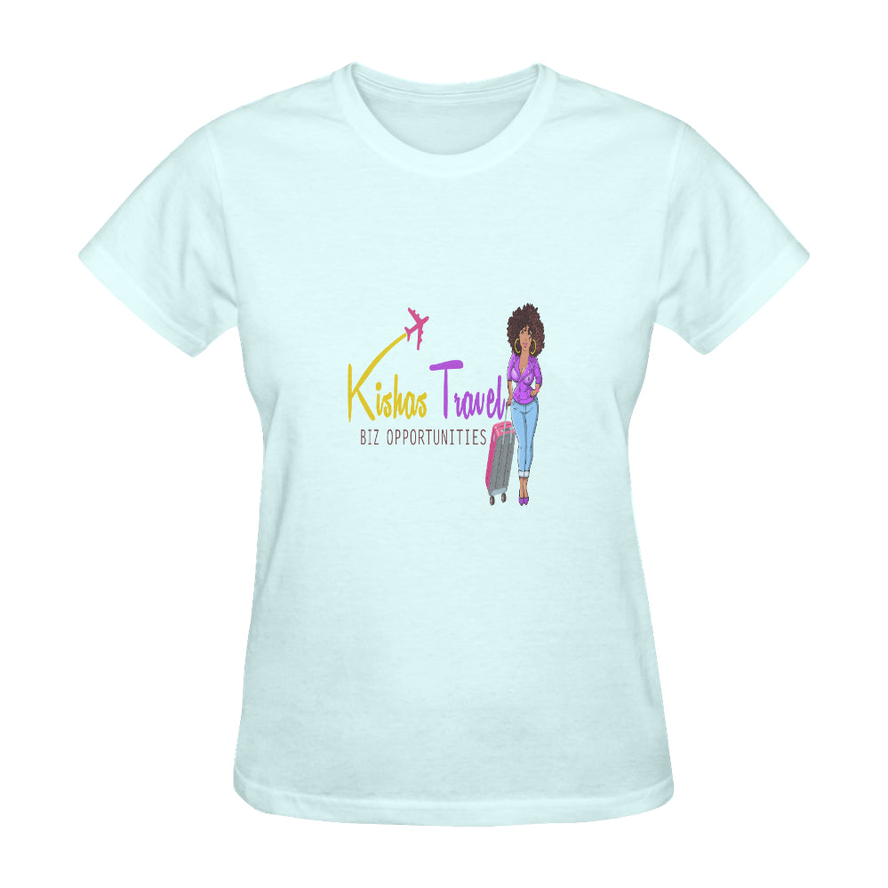 Kisha's Travel Biz Opportunities Classic Women's T-Shirt(Made in USA,Ship to USA Only)