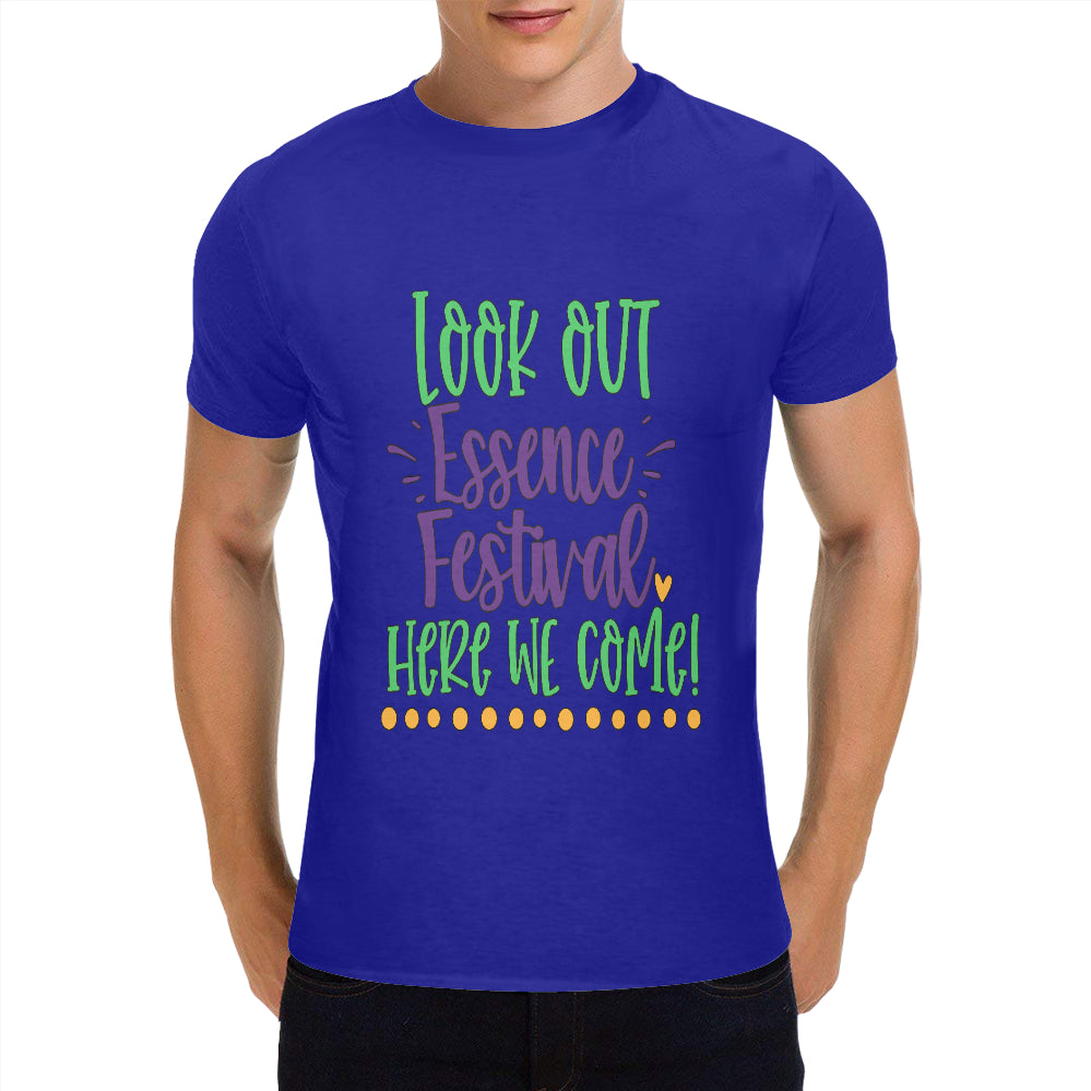Essence Festival Men's Heavy Cotton T-Shirt (Plus-size)(Made in USA,Ship to USA Only)