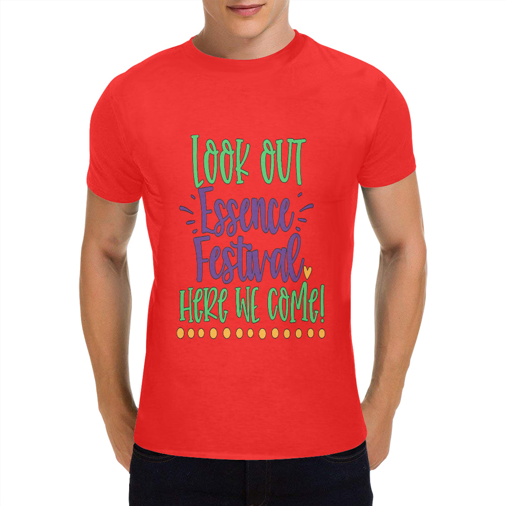 Essence Festival Men's Heavy Cotton T-Shirt (Plus-size)(Made in USA,Ship to USA Only)
