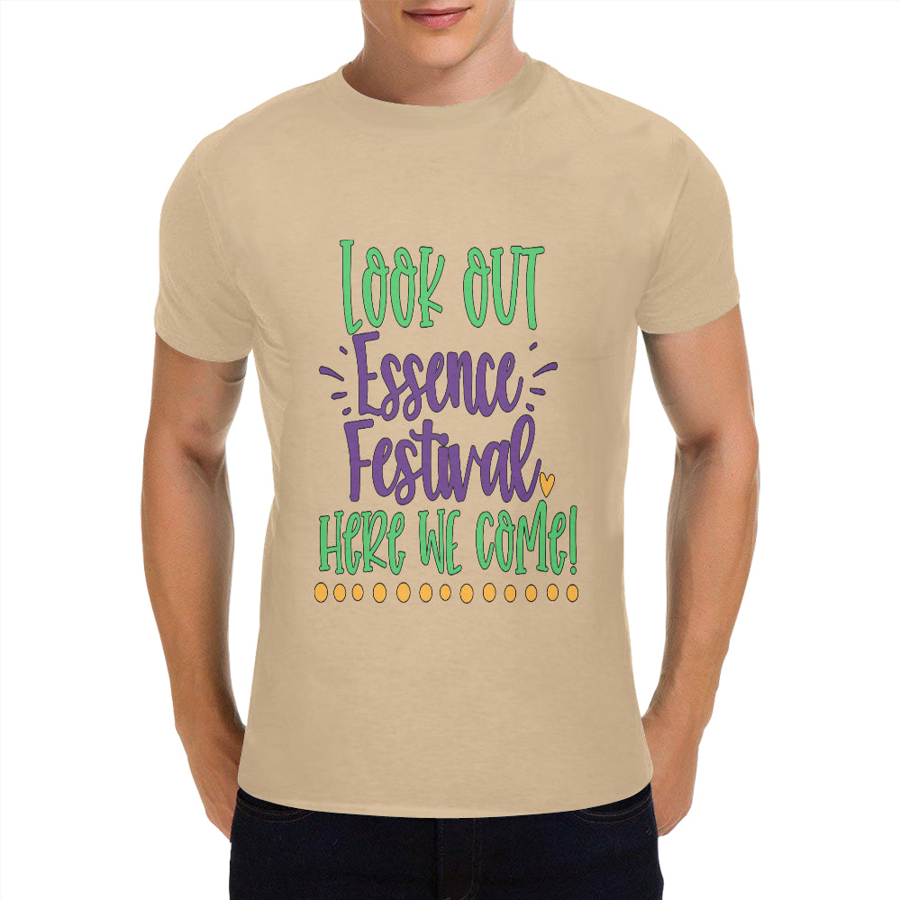 Essence Festival Men's Heavy Cotton T-Shirt (Plus-size)(Made in USA,Ship to USA Only)
