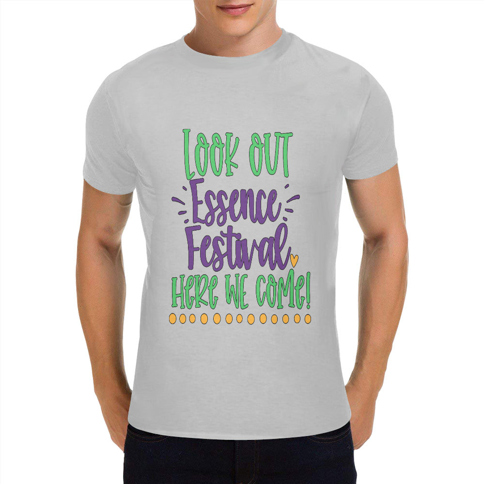Essence Festival Men's Heavy Cotton T-Shirt (Plus-size)(Made in USA,Ship to USA Only)