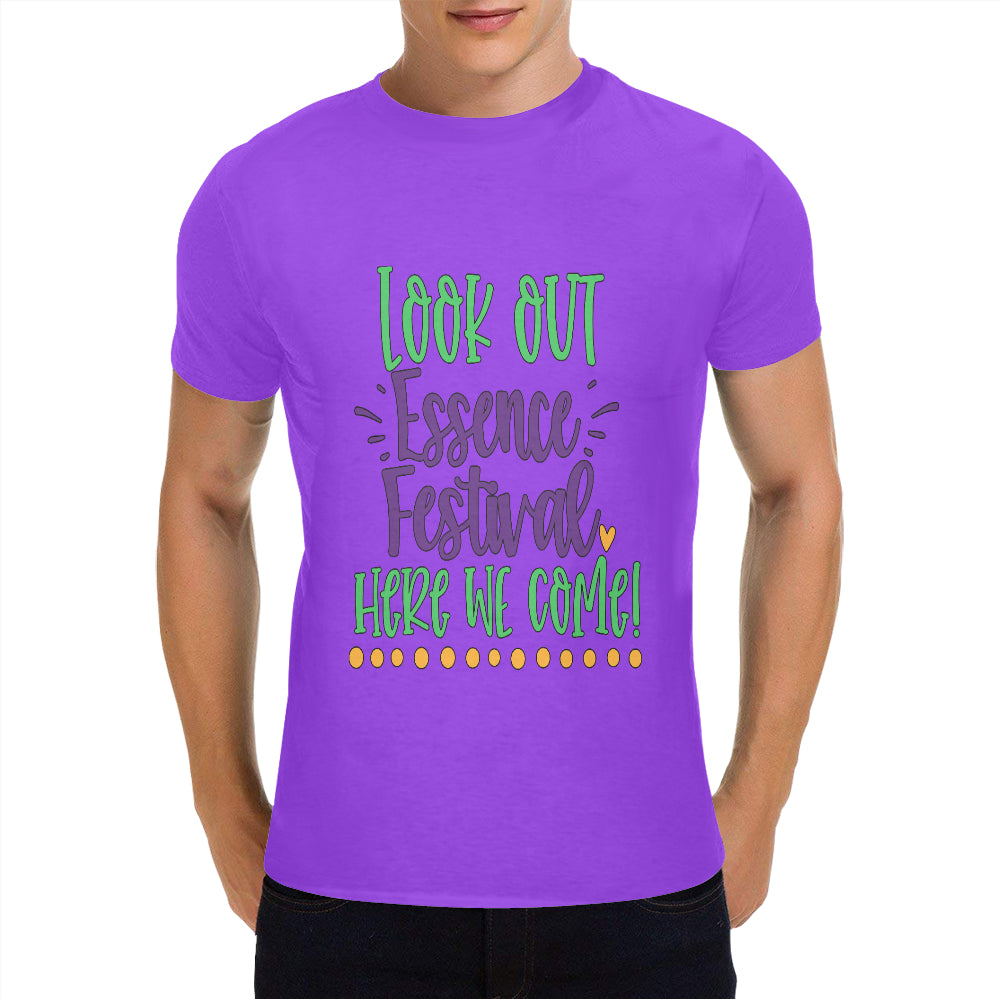 Essence Festival Men's Heavy Cotton T-Shirt (Plus-size)(Made in USA,Ship to USA Only)